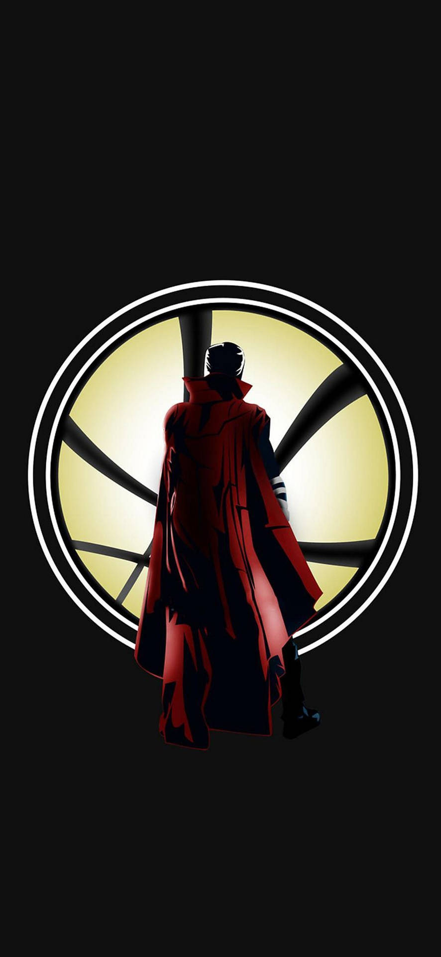 Glowing Window Doctor Strange Minimalist Background