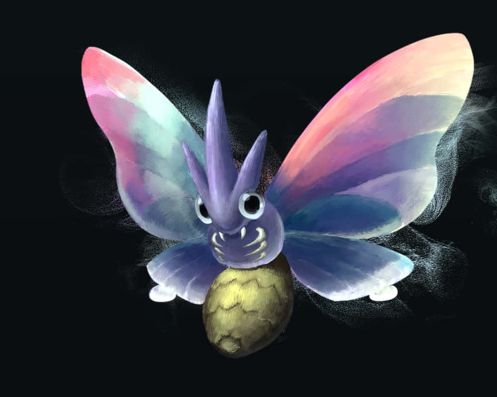 Glowing Wings Of Venomoth