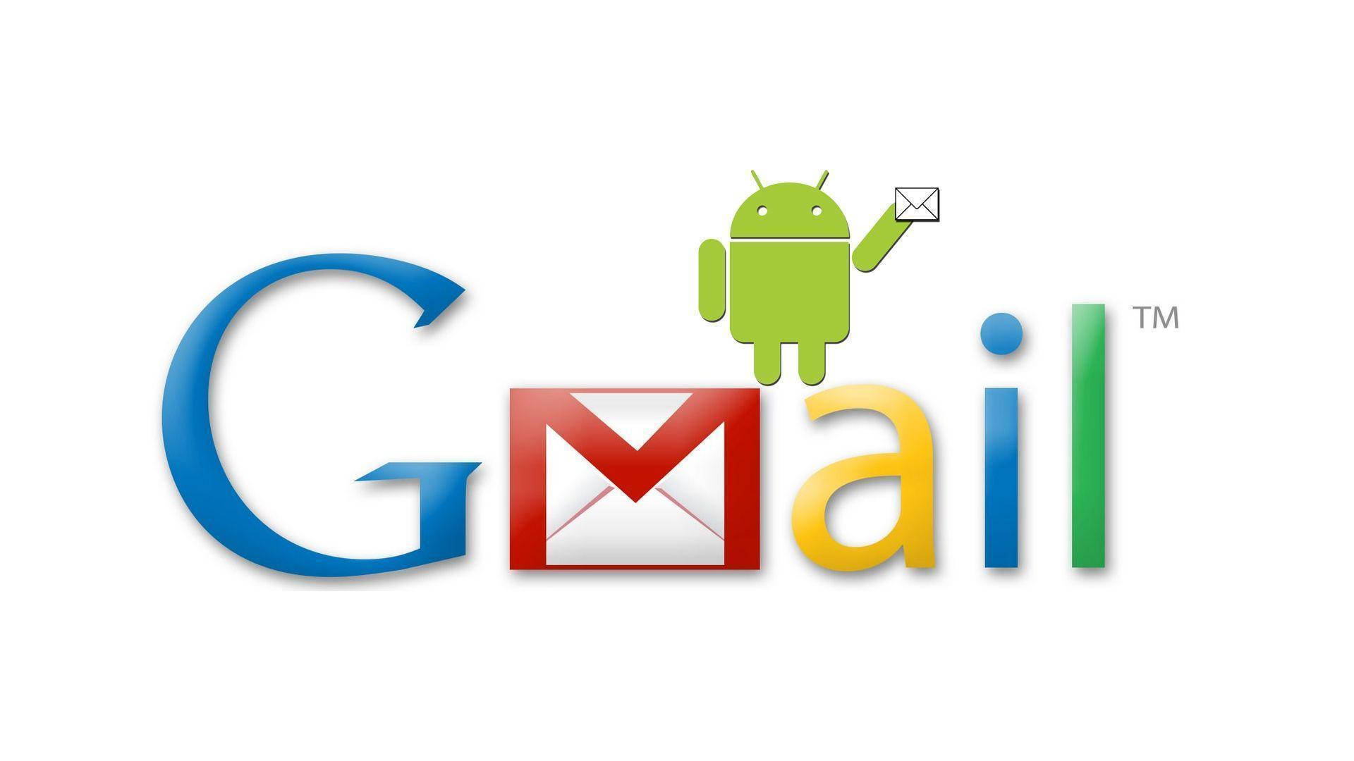 Gmail Application On Smartphone Background