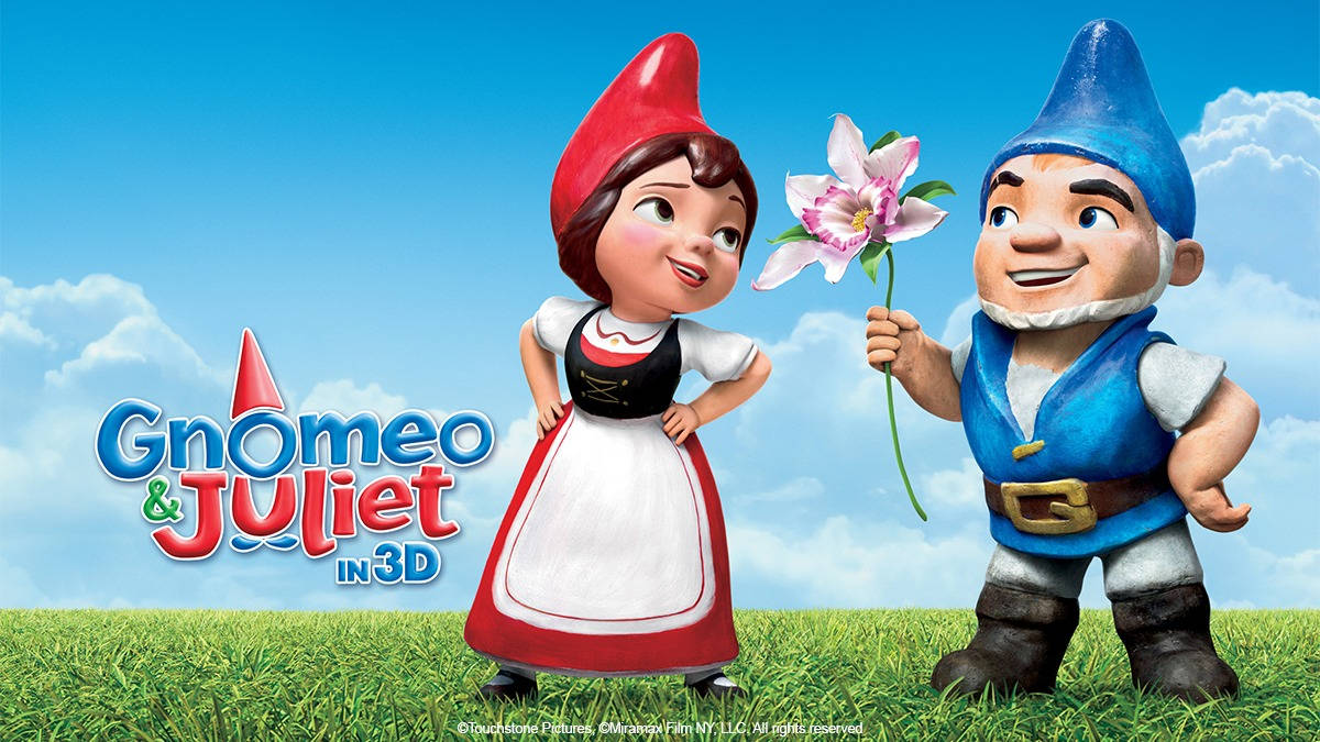 Gnomeo And Juliet 3d Movie Poster Background