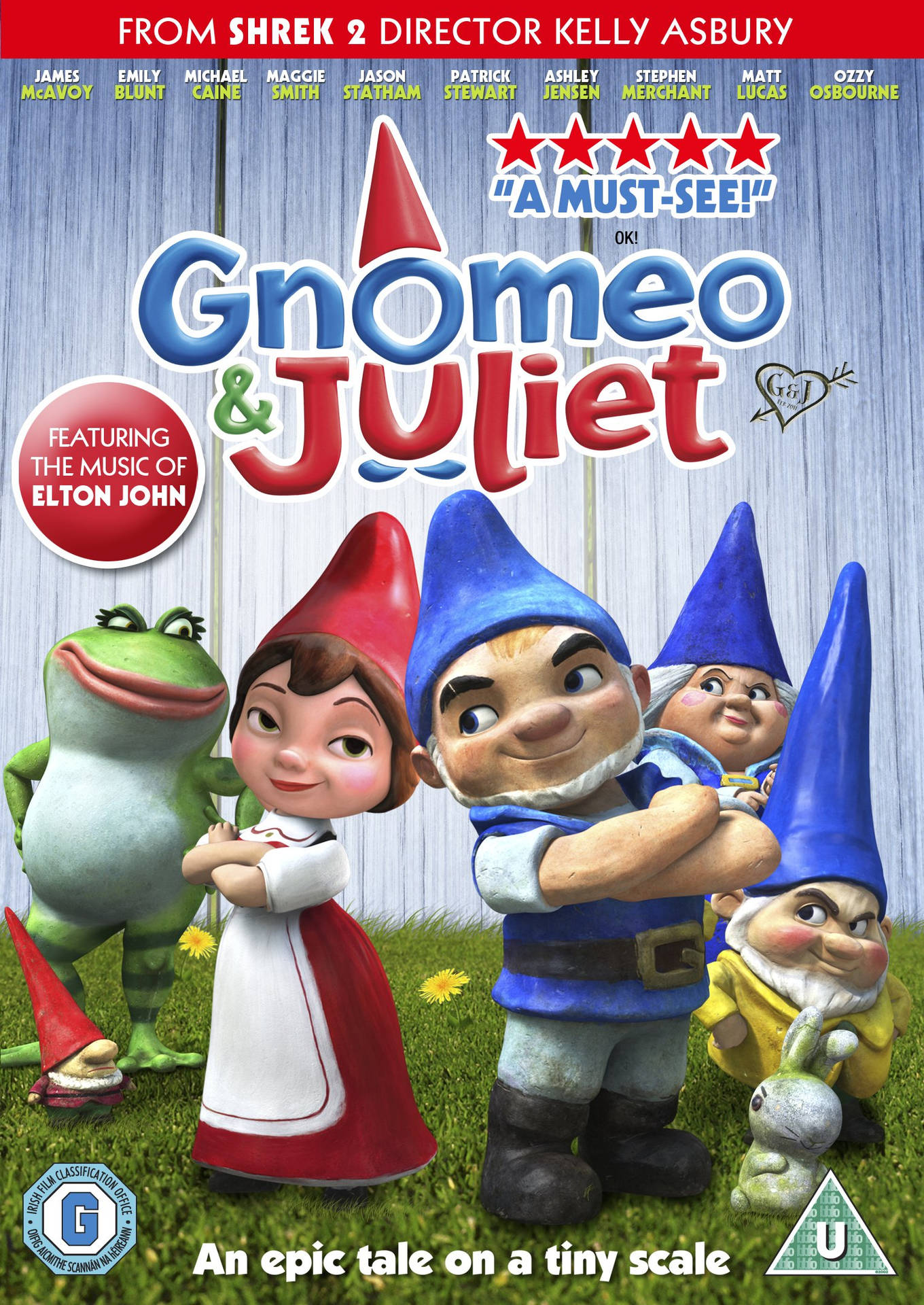 Gnomeo And Juliet Creative Movie Poster