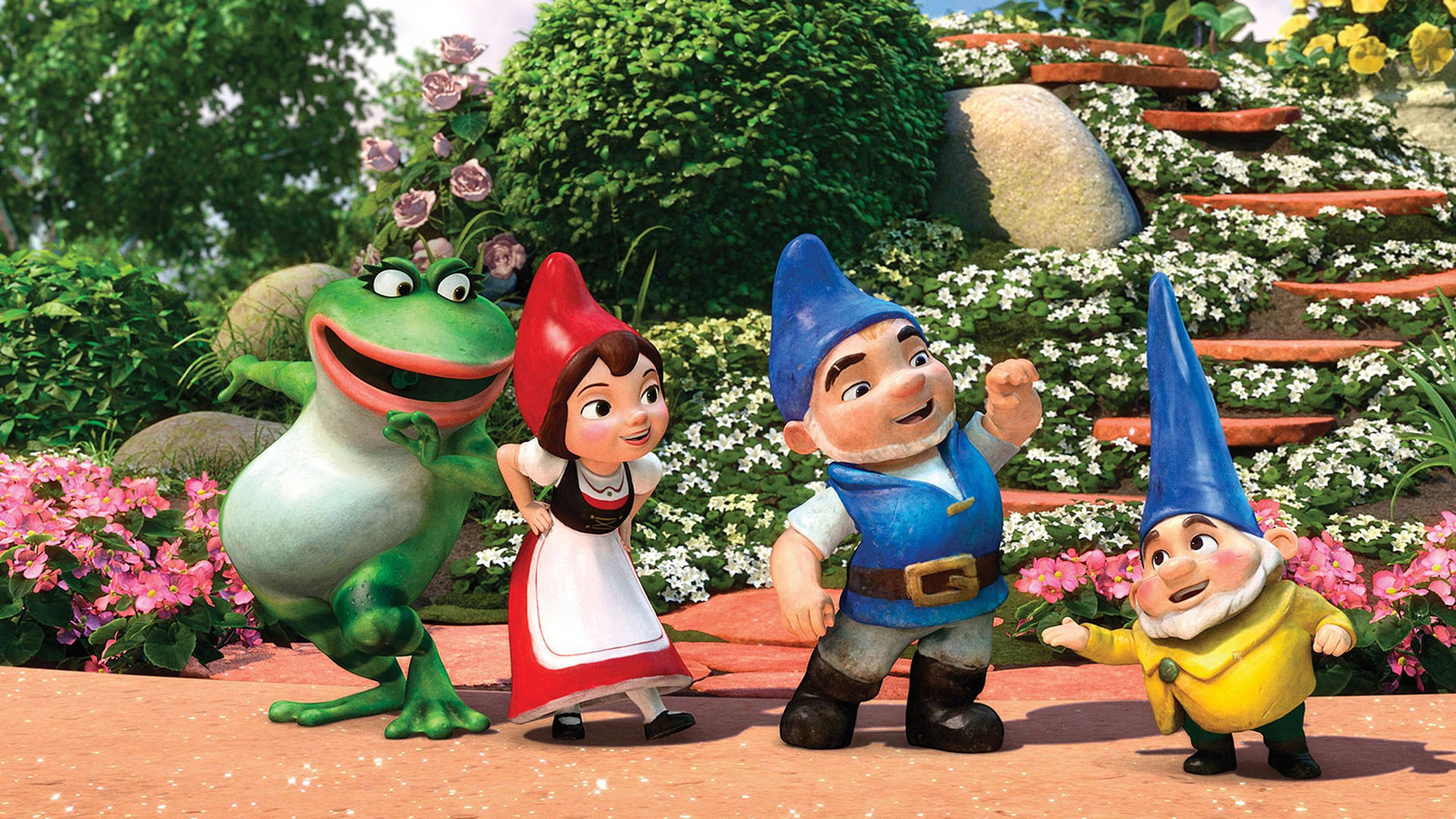 Gnomeo And Juliet With Friends Background