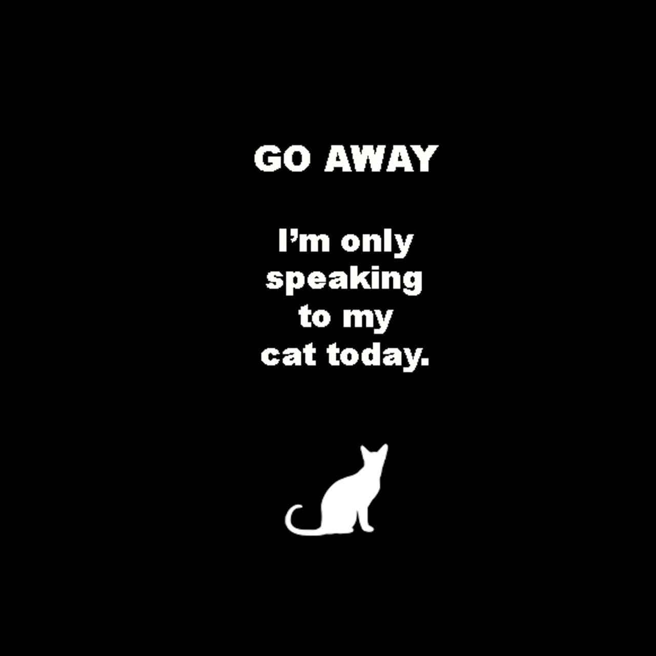 Go Away 1280 X 1280 Background