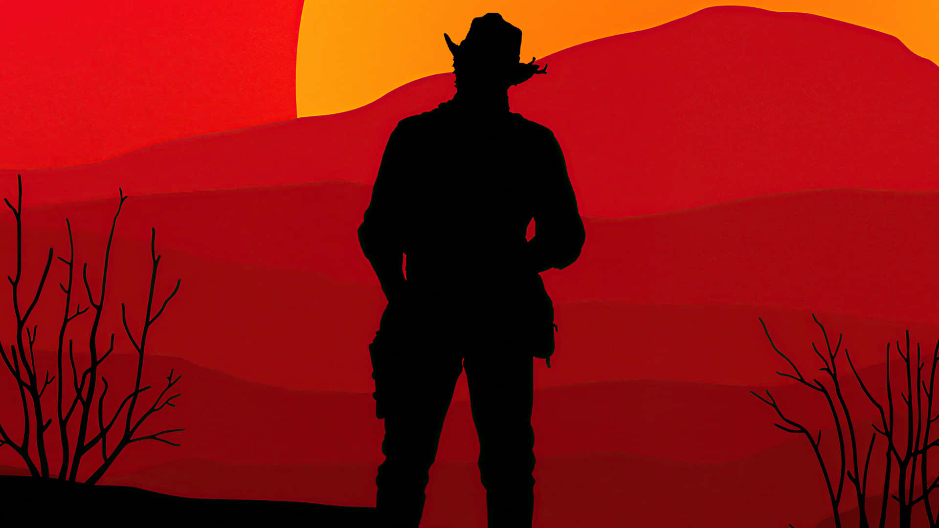 Go Back To The Wild West With Red Dead Redemption Background