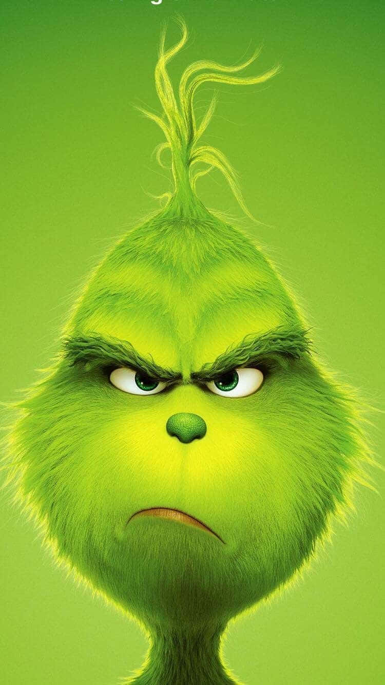 Go Green This Year With Cute Grinch! Background