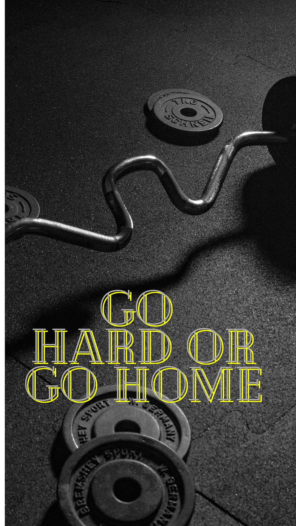 Go Hard Or Go Home Motivational Image Background