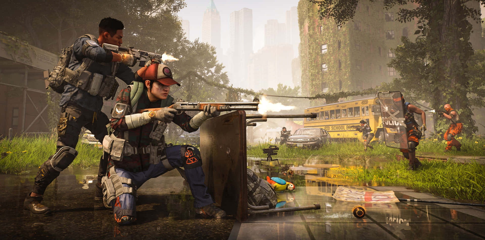 “go On A Mission To Save The Nation With The Division 2 4k” Background