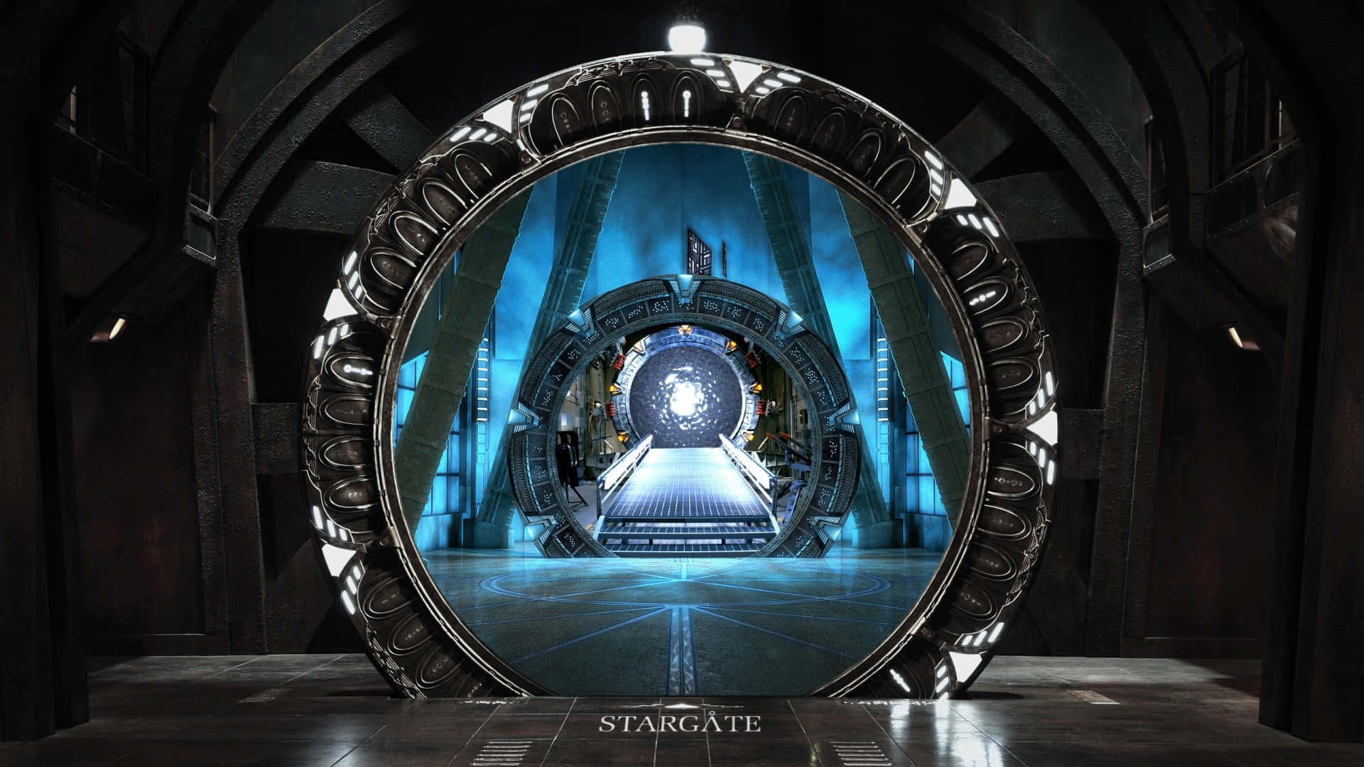 Go Through The Stargate And Explore The Universe. Background