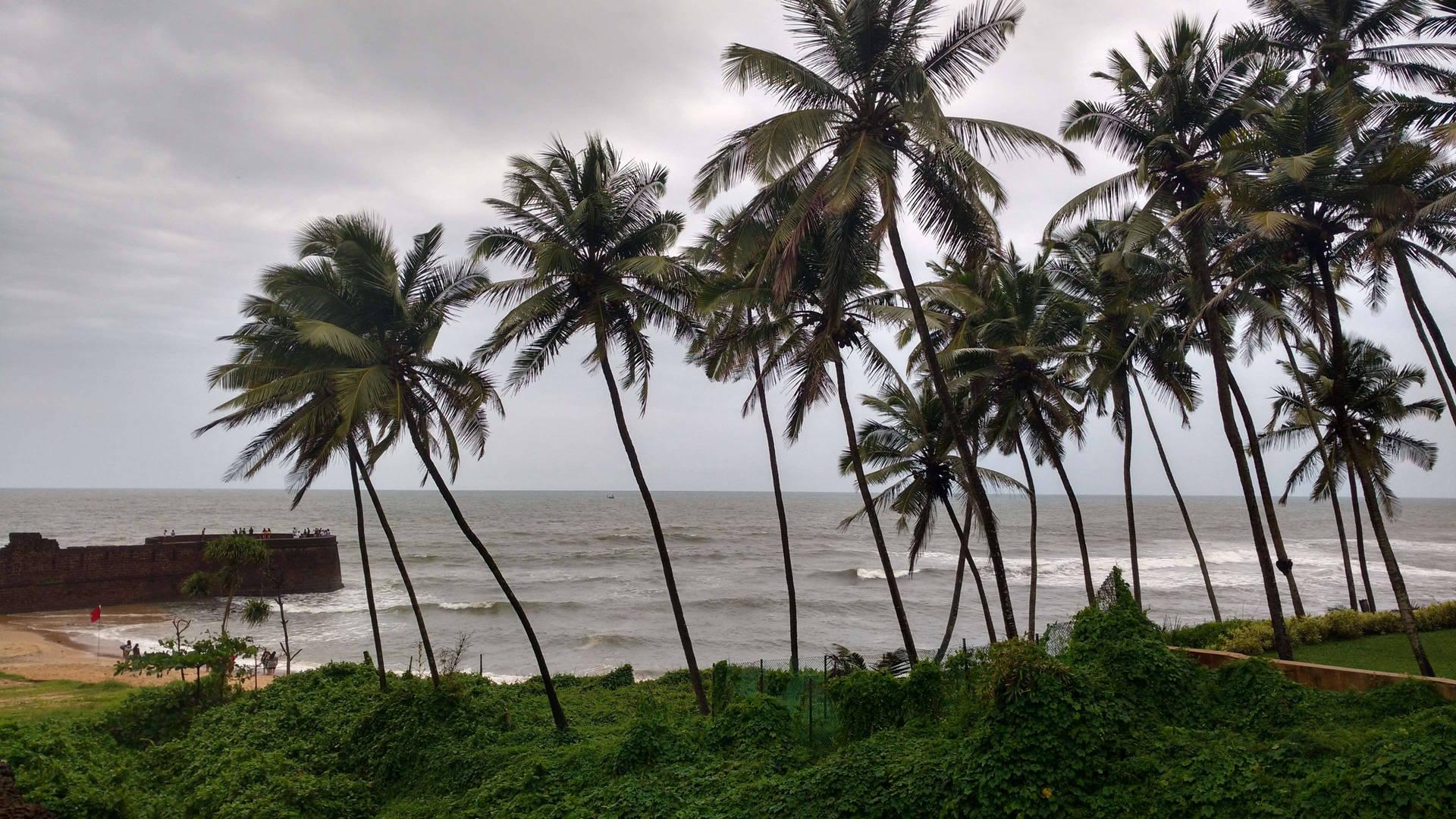 Goa India Dark Sky Background