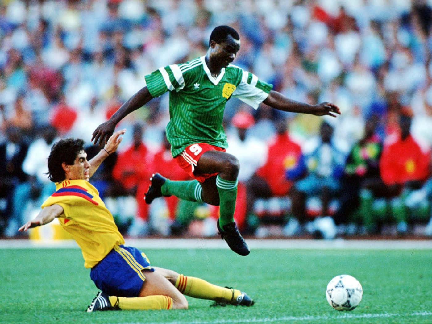 Goal Scorer Roger Milla Background