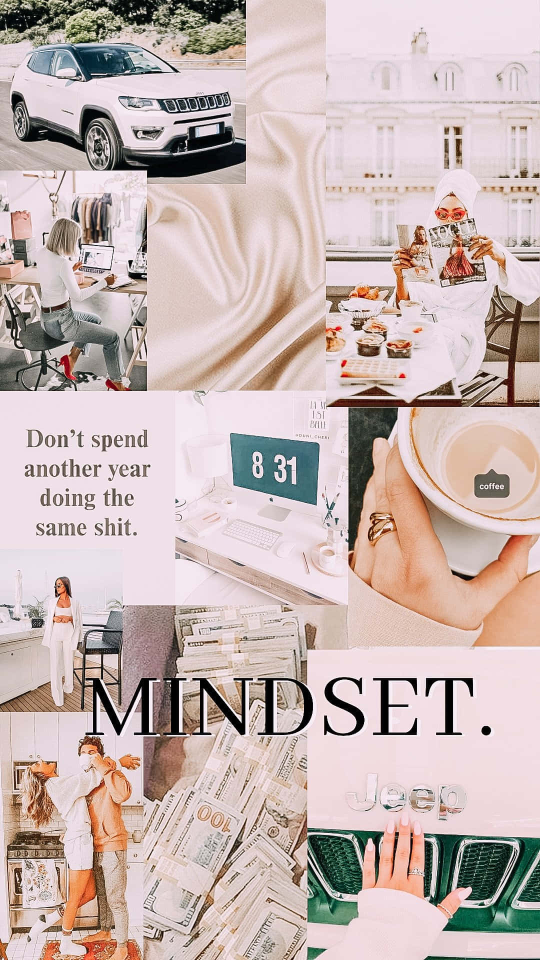 Goal-setting Made Easy! Create Your Own Vision Board To Reach Your Targets. Background