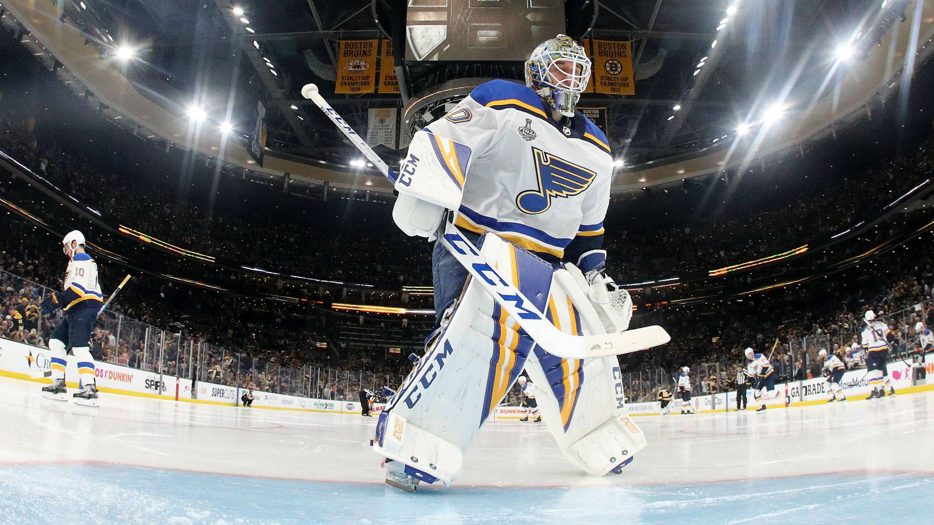 Goaltender Jordan Binnington No. 50 Background