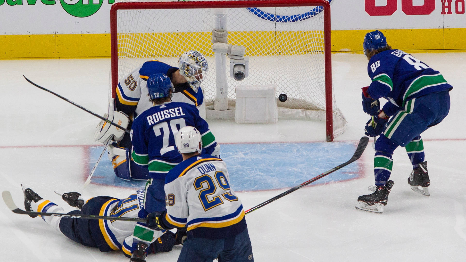 Goaltender Of St. Louis Blues Jordan Binnington Background