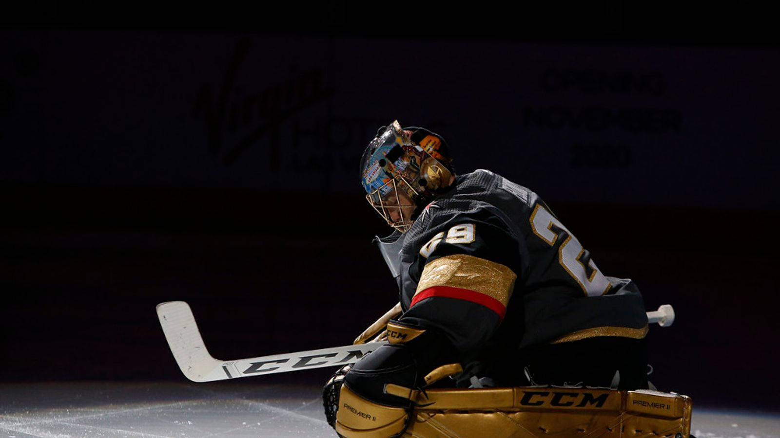 Goaltender Vegas Golden Knights Marc Andre Fleury Background