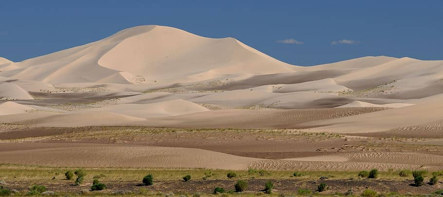 Gobi Desert Of The Mongolias Background