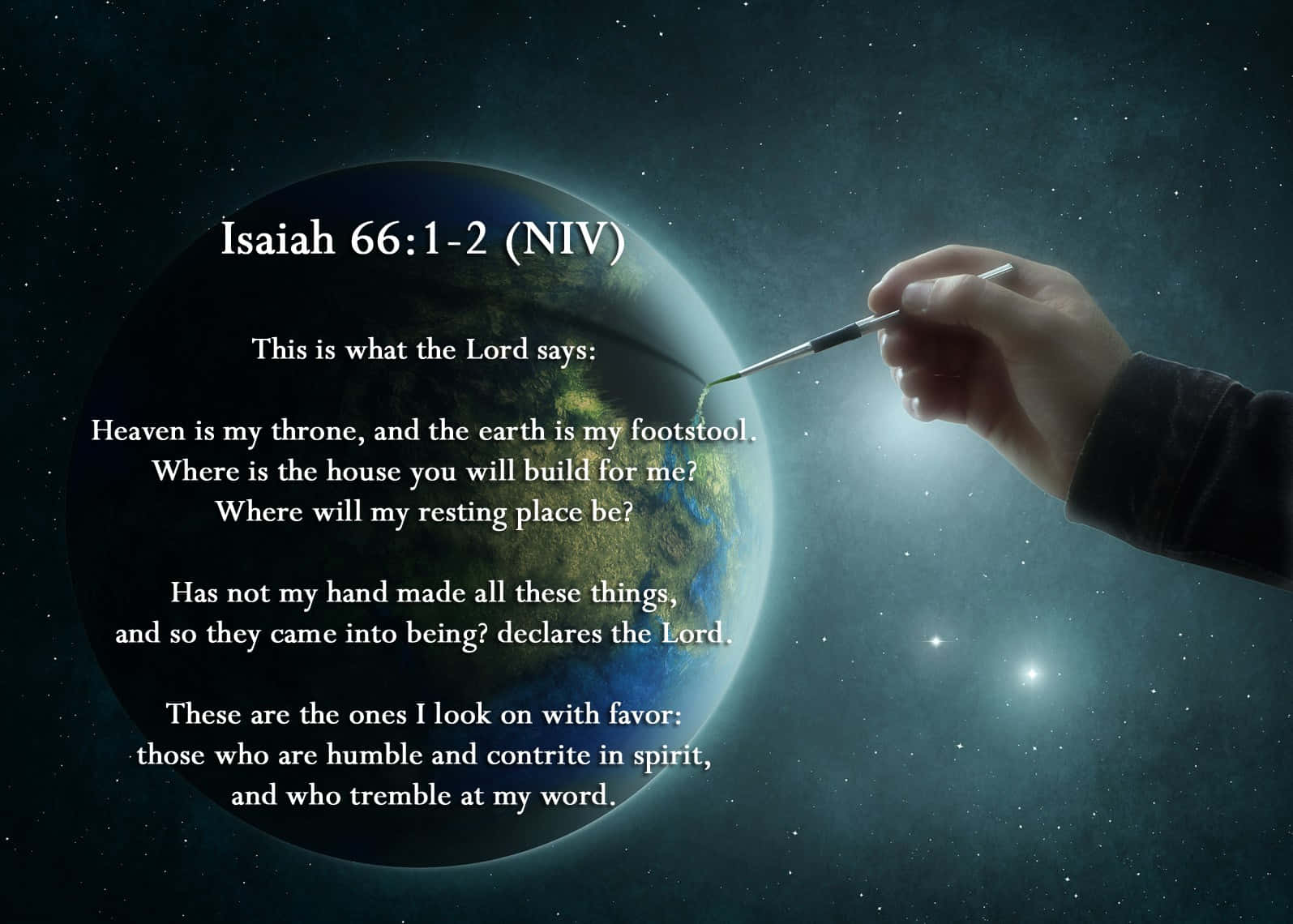 God Favors The Humble And Contrite