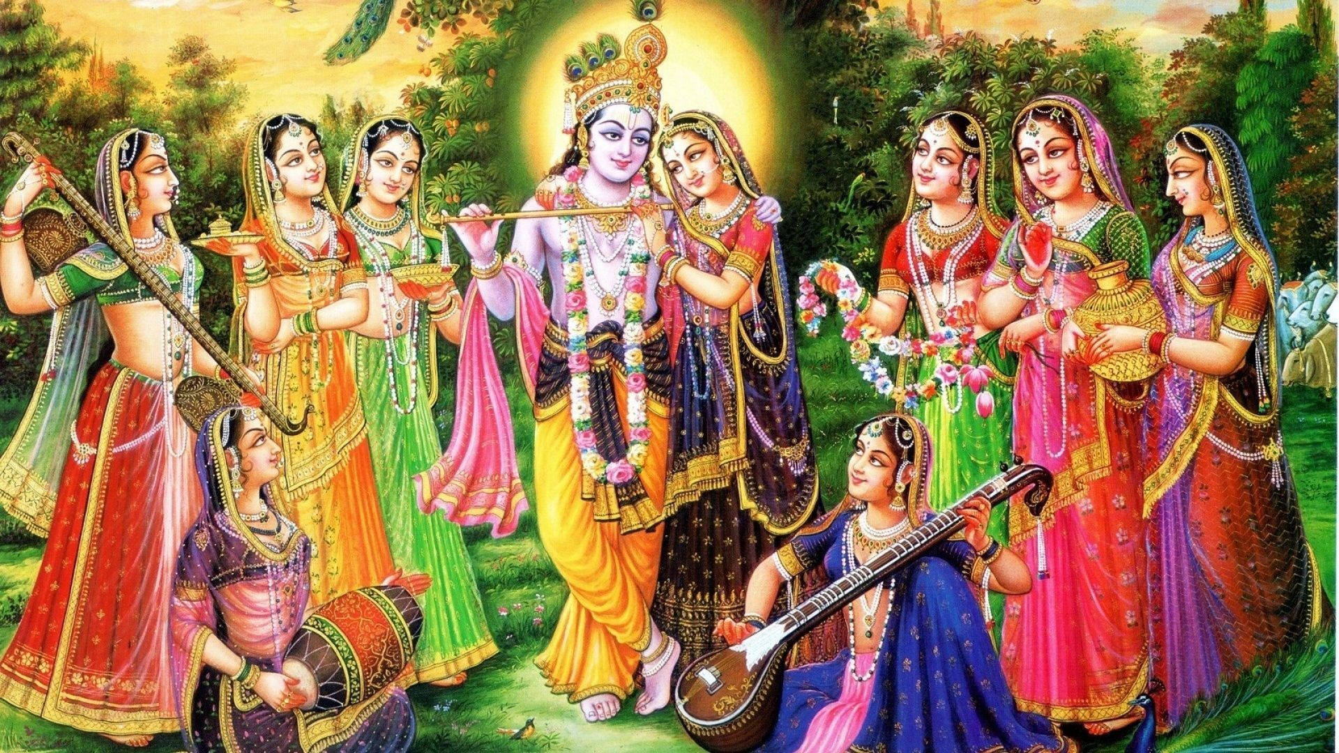 God Full Hd Krishna Music Background