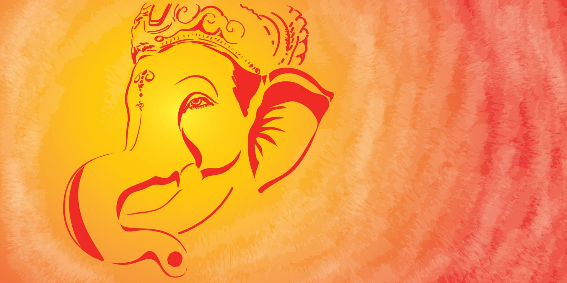 God Ganesh Graphic Artwok Background