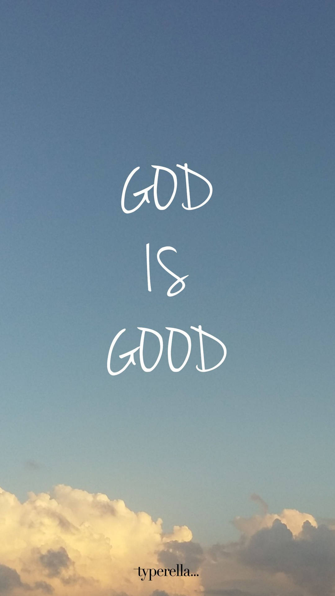 God Is Good Christian Iphone Background