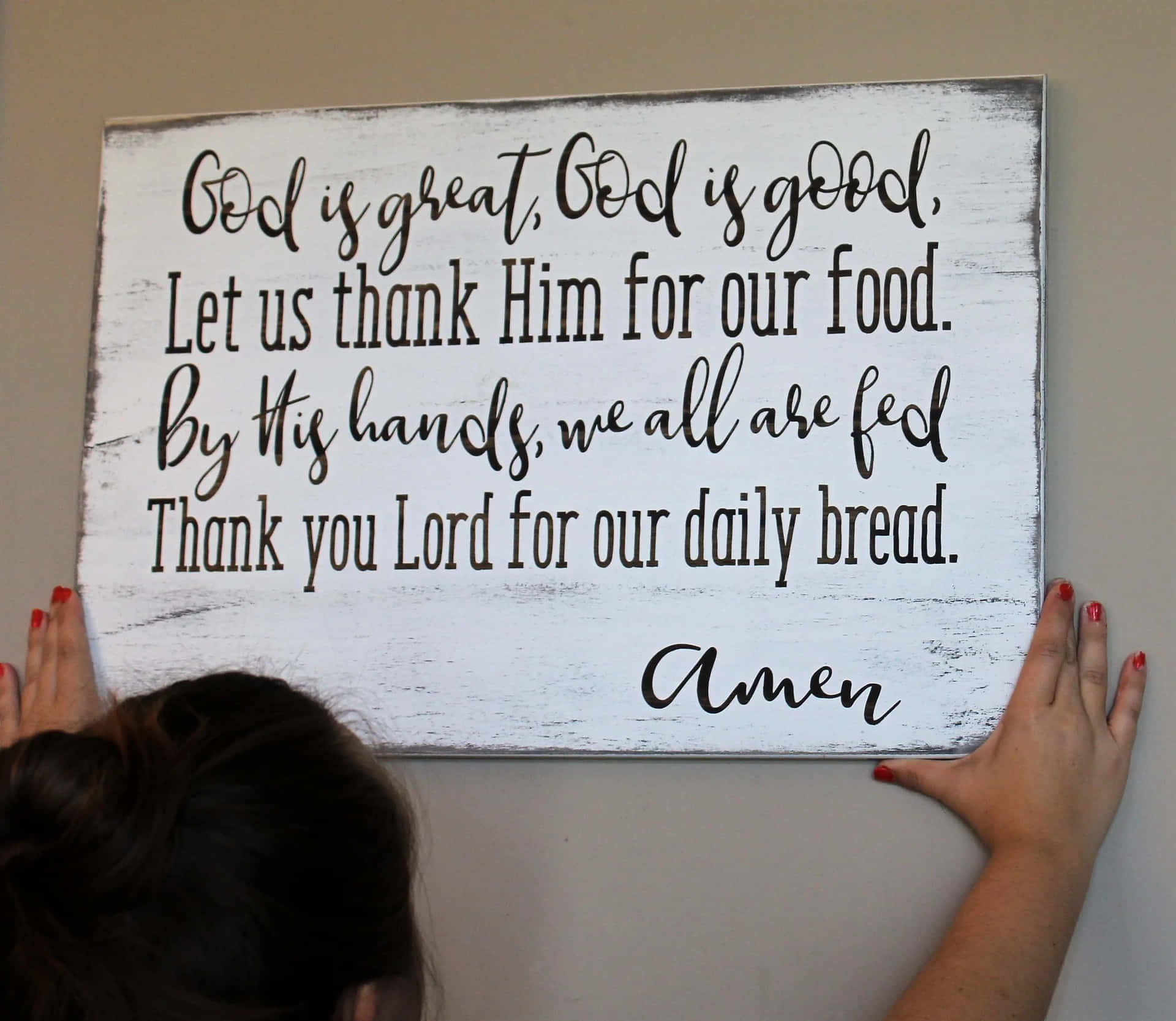 God Is Good Wall Decoration Background