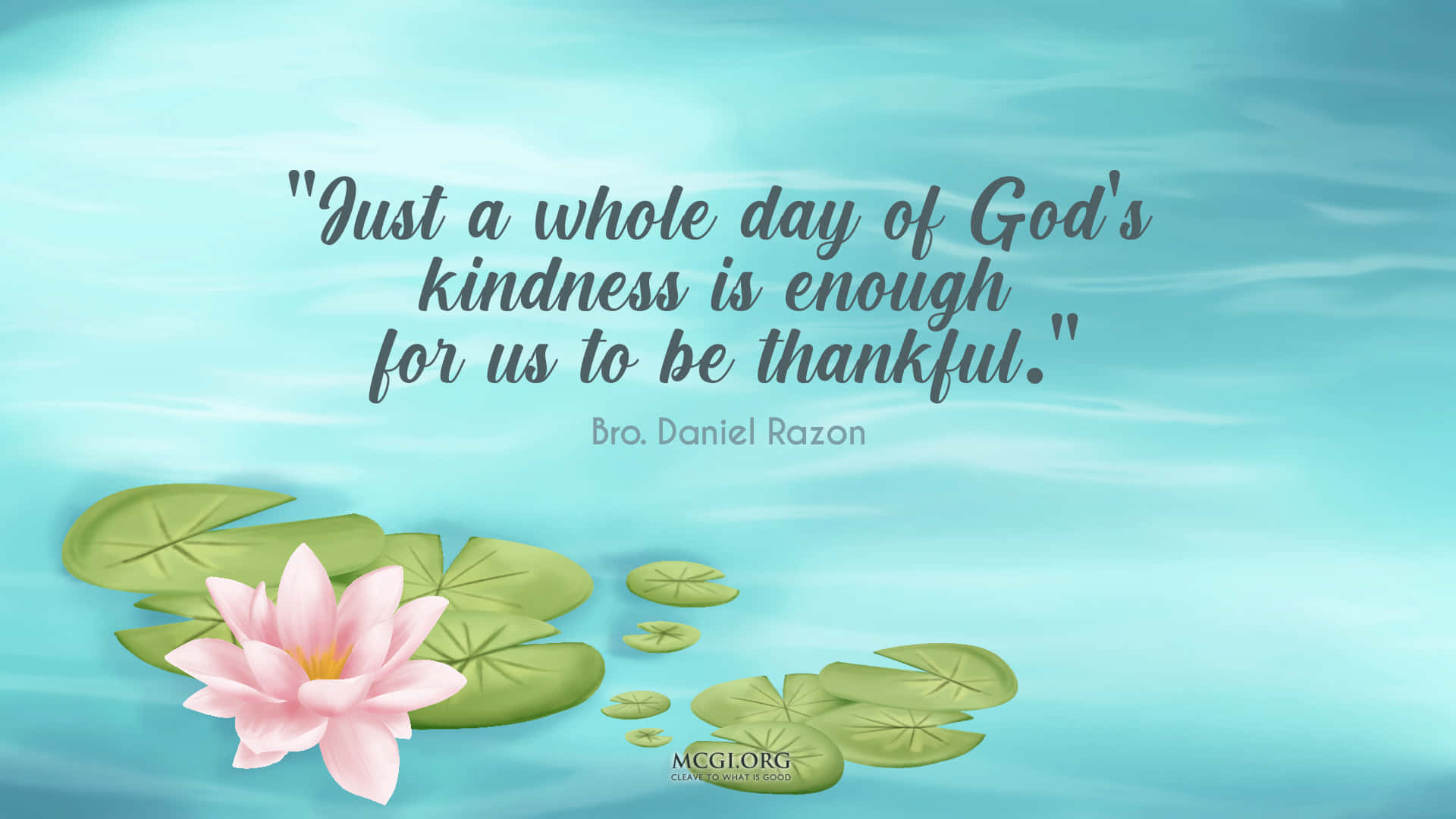 “god Is Great And Powerful.” Background