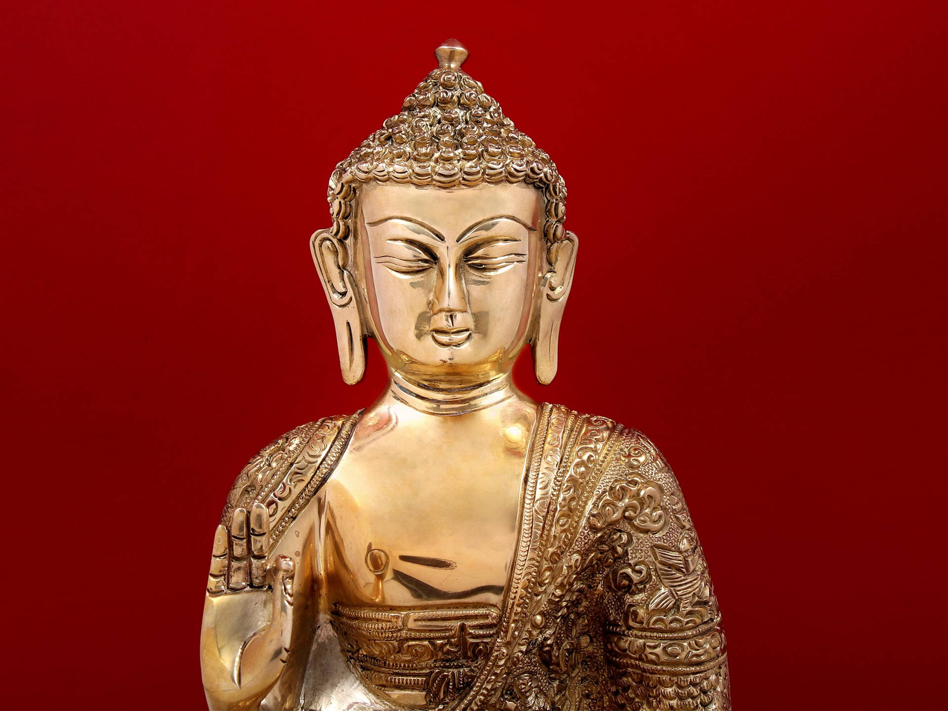God Laptop Shiny Buddha Background