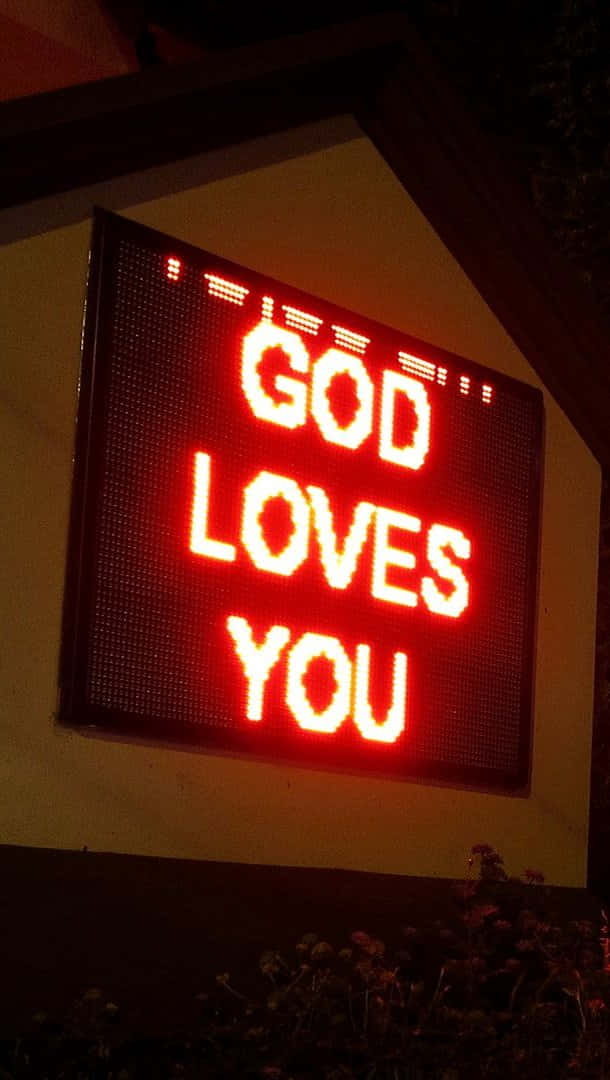 God Loves You And He Is Always With You Background