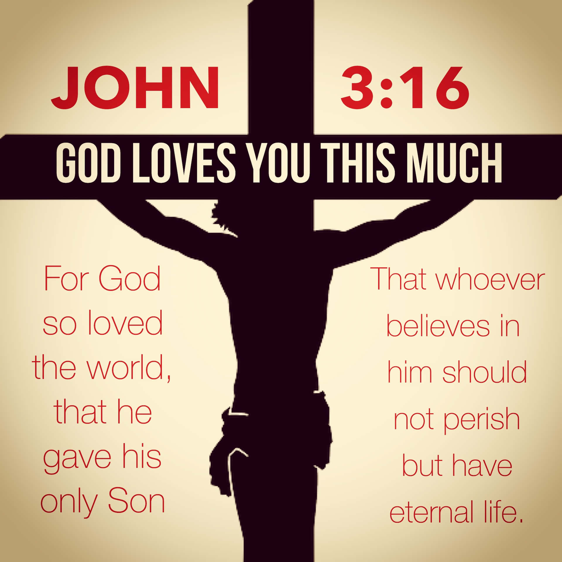 God Loves You - No Matter What Background