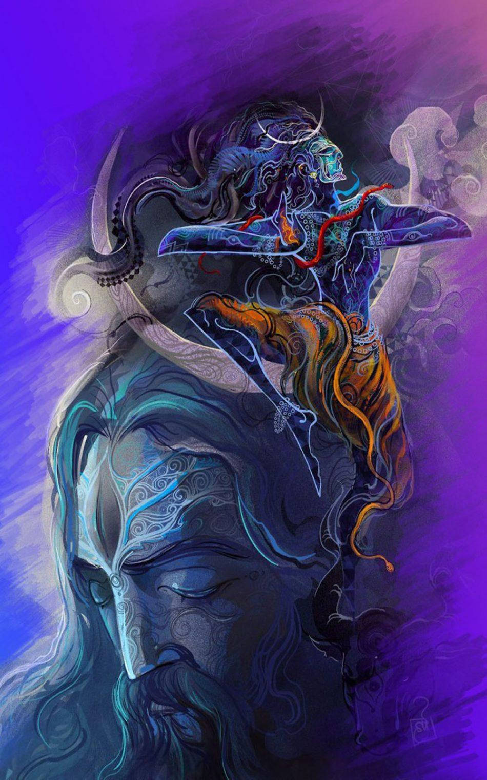 God Mobile Shiva Hindu God Artwork