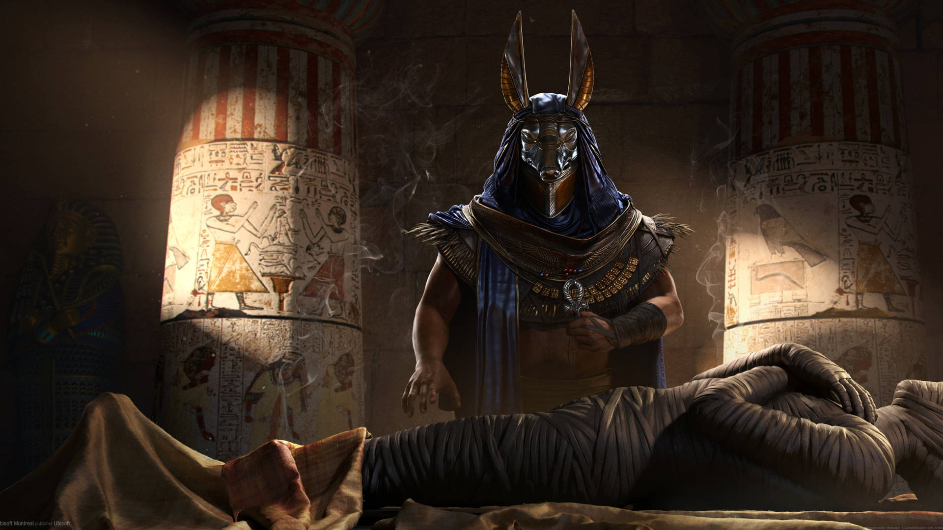 God Of The Dead 4k Anubis Background