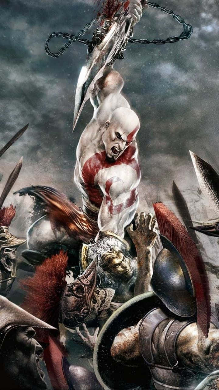 God Of War Iii Kratos Mobile Edit Background