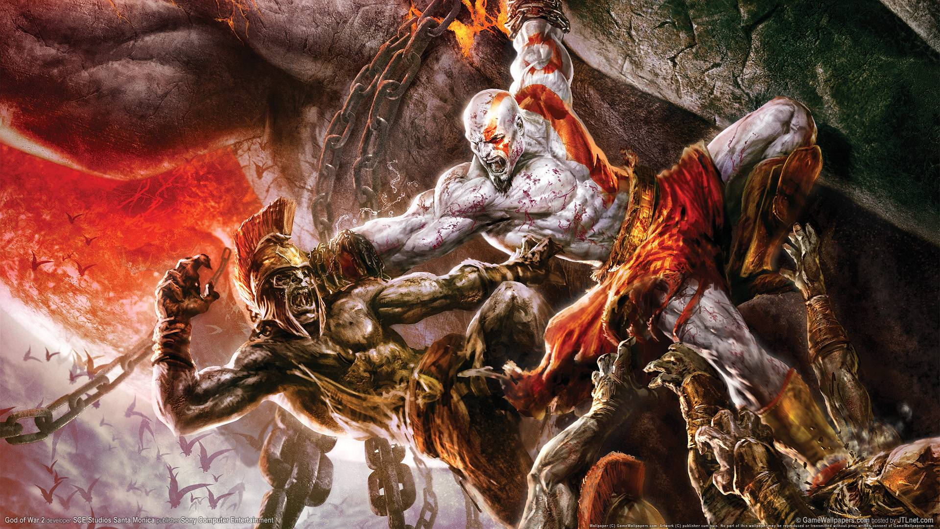 God Of War Kratos Art Background