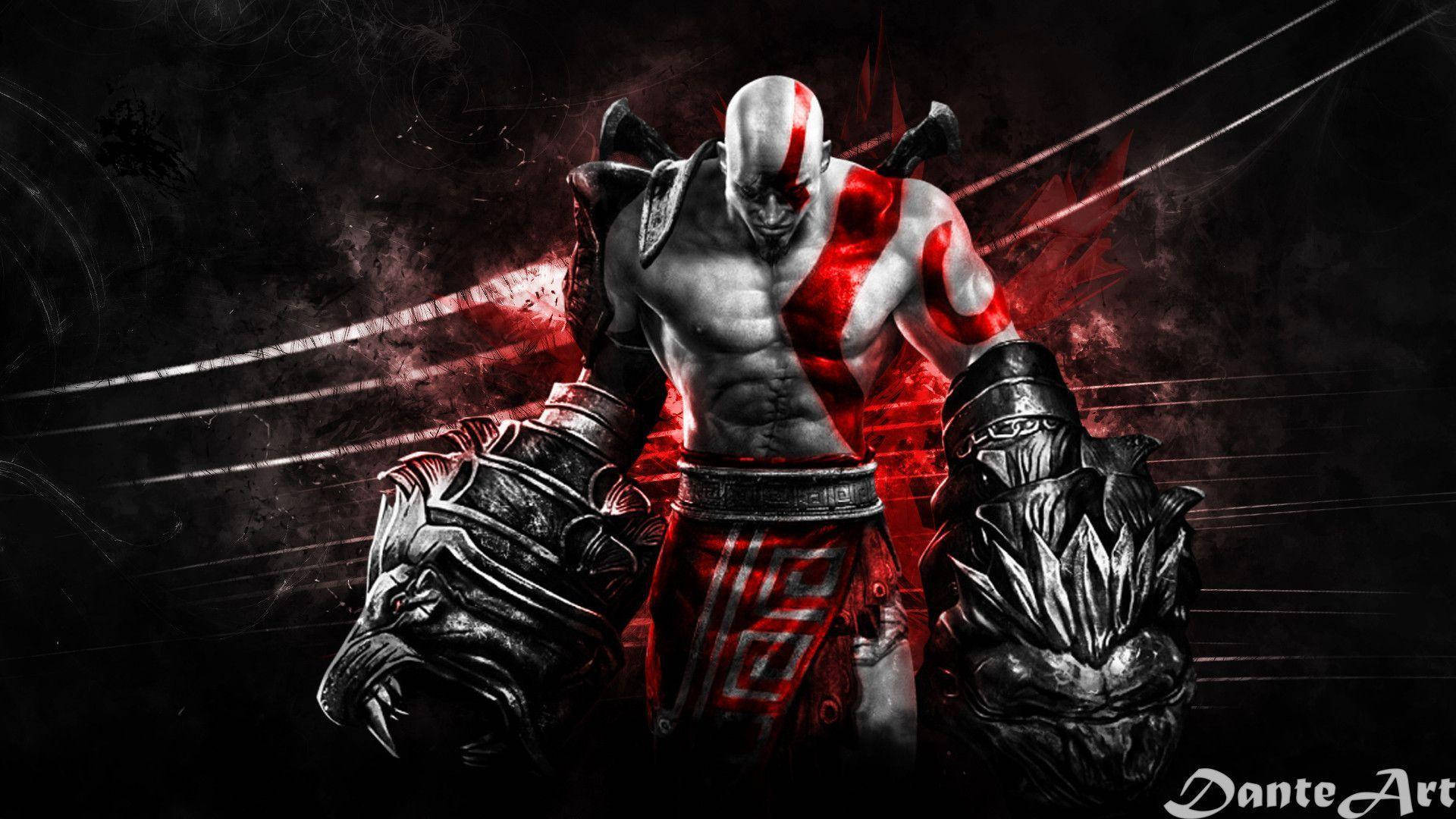 God Of War Kratos Nemean Cestus Art Background