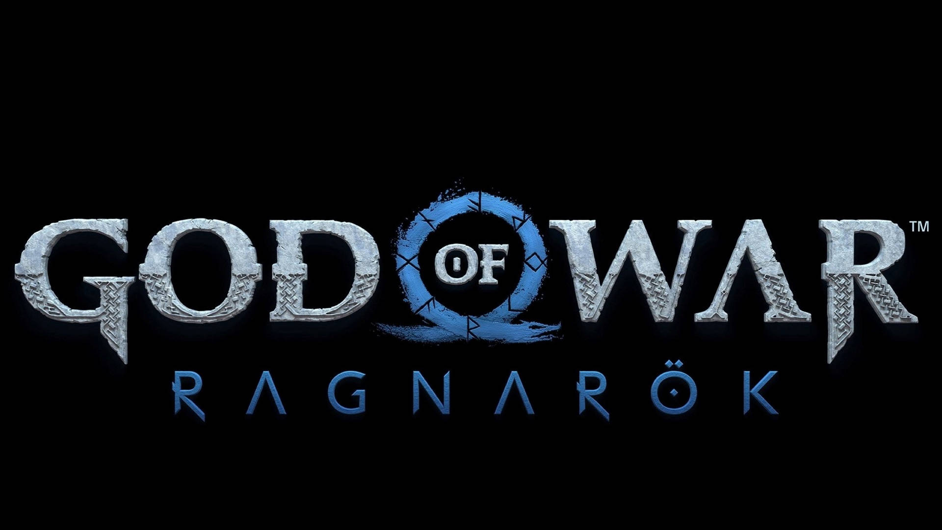 God Of War Ragnarok Gaming Logo Background