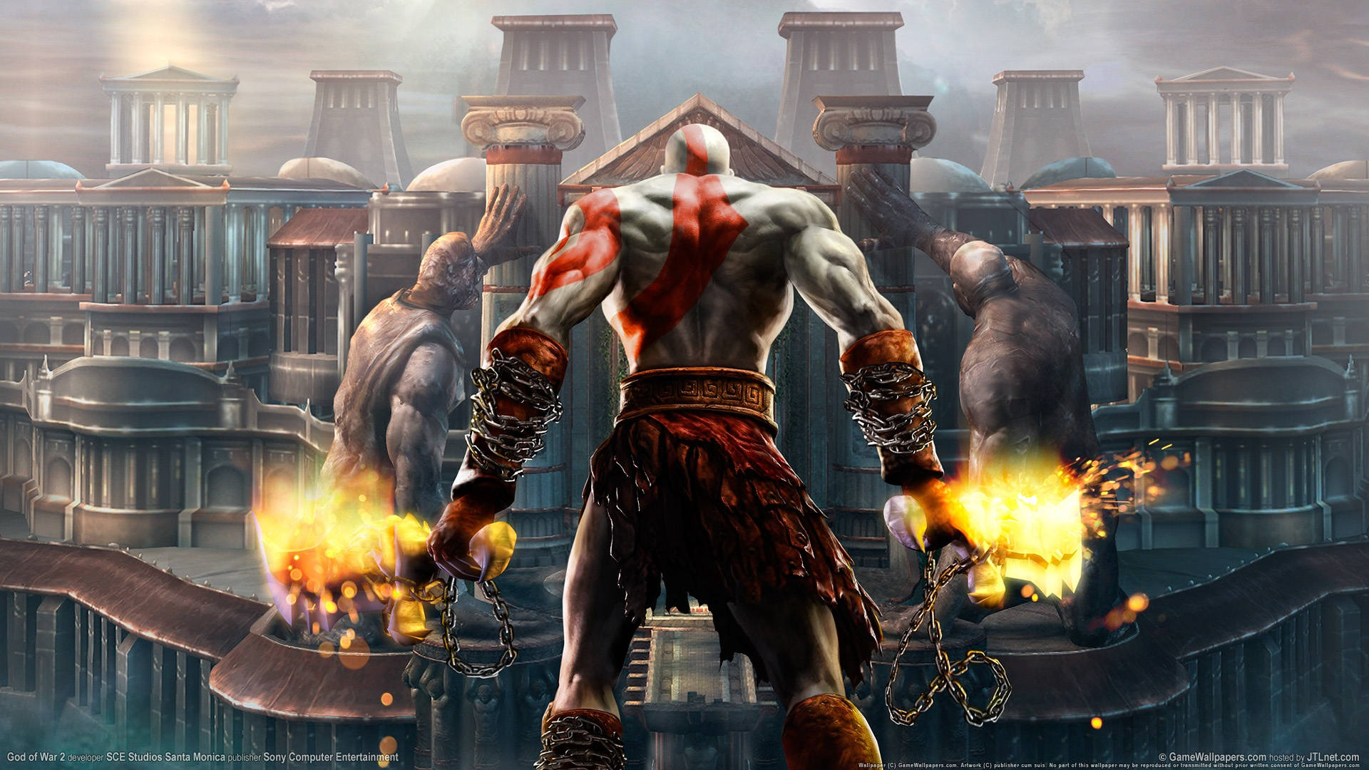 God Of War Temple Of Lahkesis Background