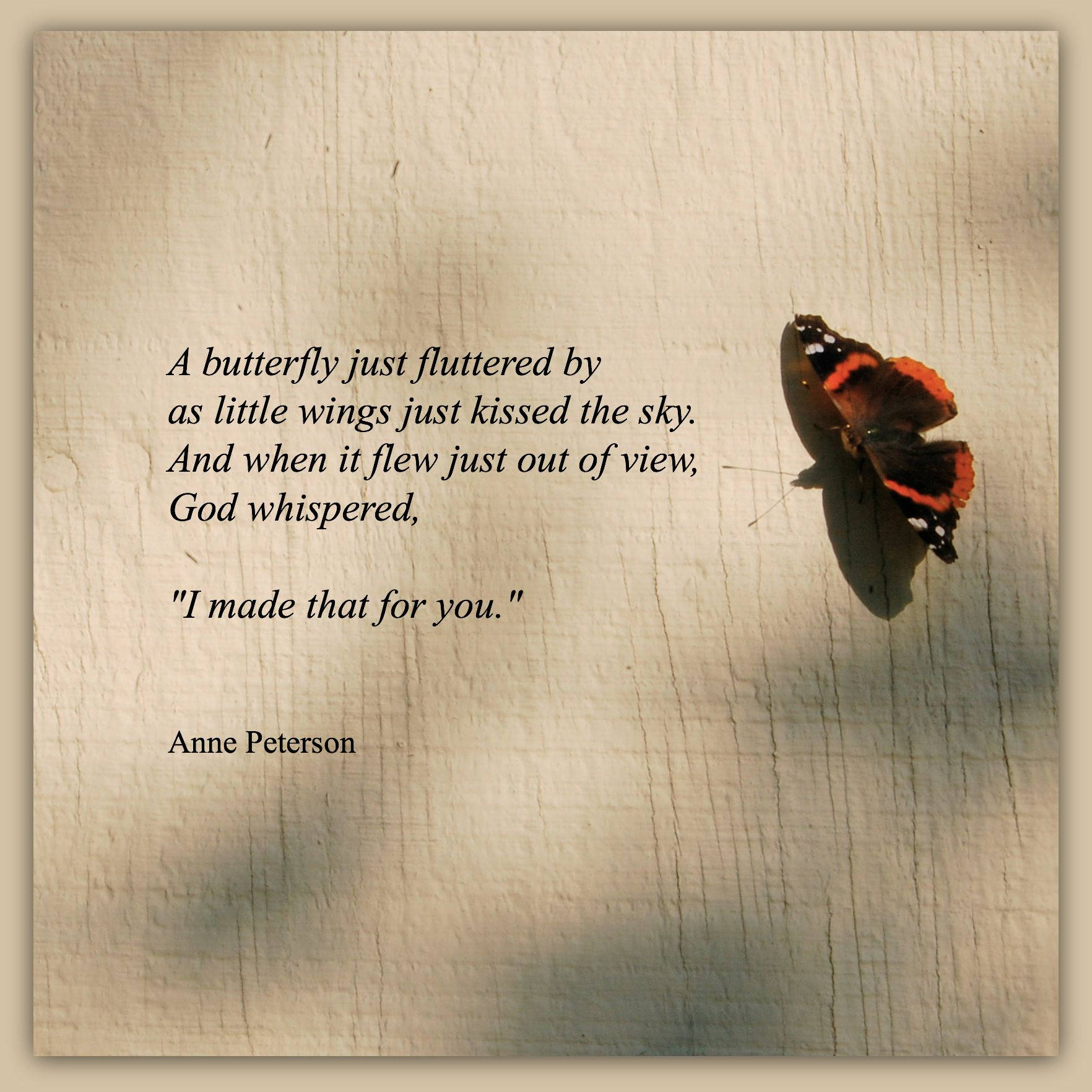 God Quotes Butterfly Background