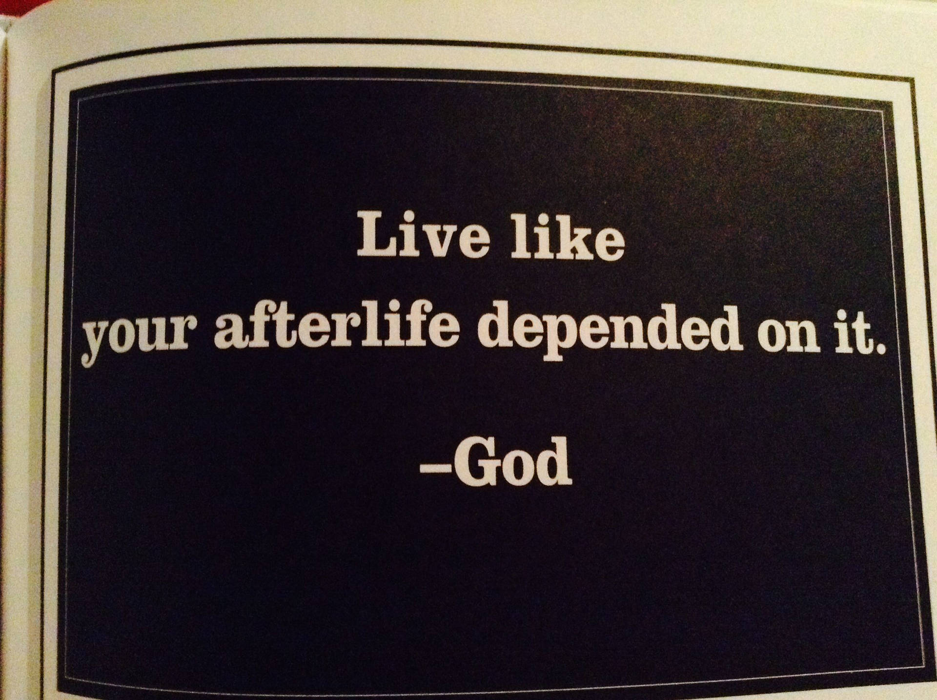 God Quotes Live Life Background