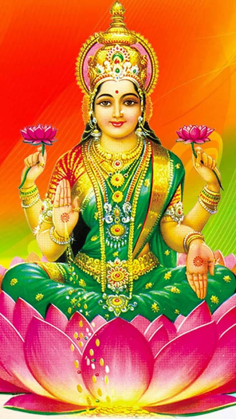 Goddess_ Mahalakshmi_on_ Lotus