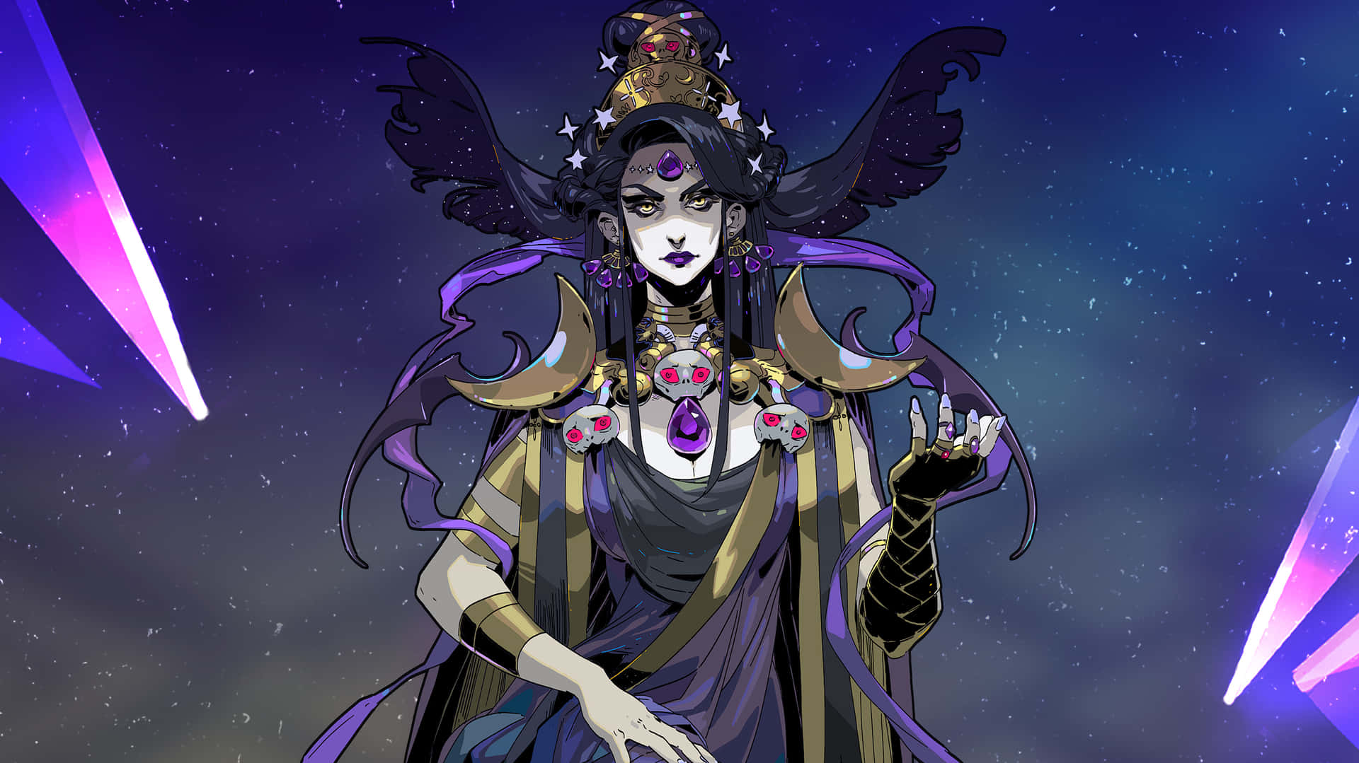 Goddess_ Nyx_ Hades_ Game_ Artwork Background