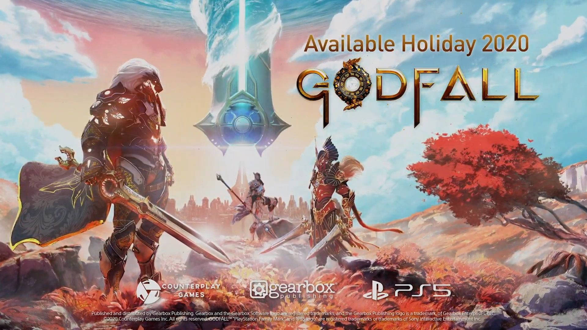 Godfall Holiday Game Cover Background