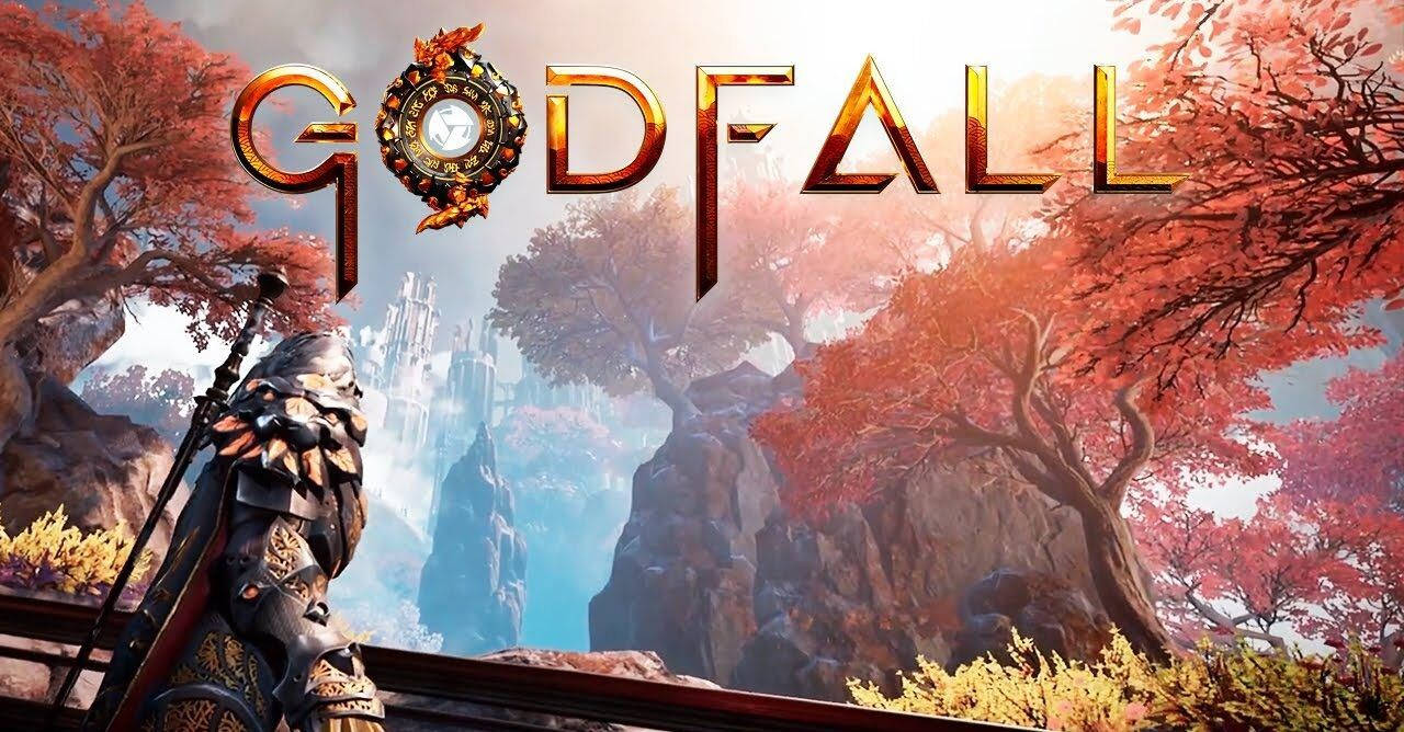 Godfall Warrior In Forest Background