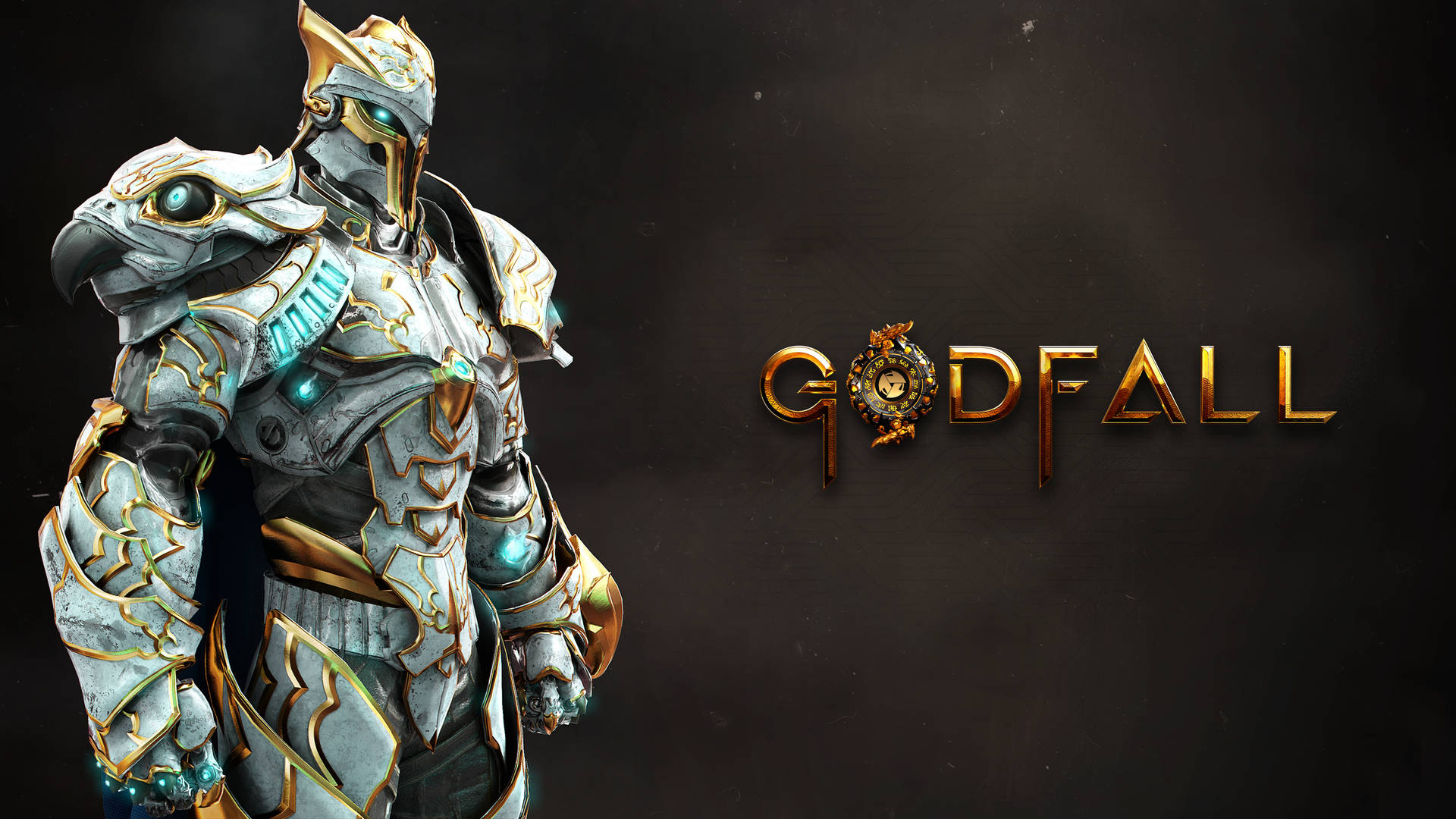 Godfall White-armored Warrior Background