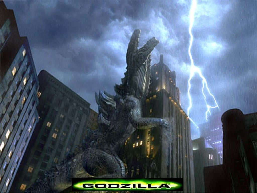 Godzilla 1998 Rampaging Through The City Background