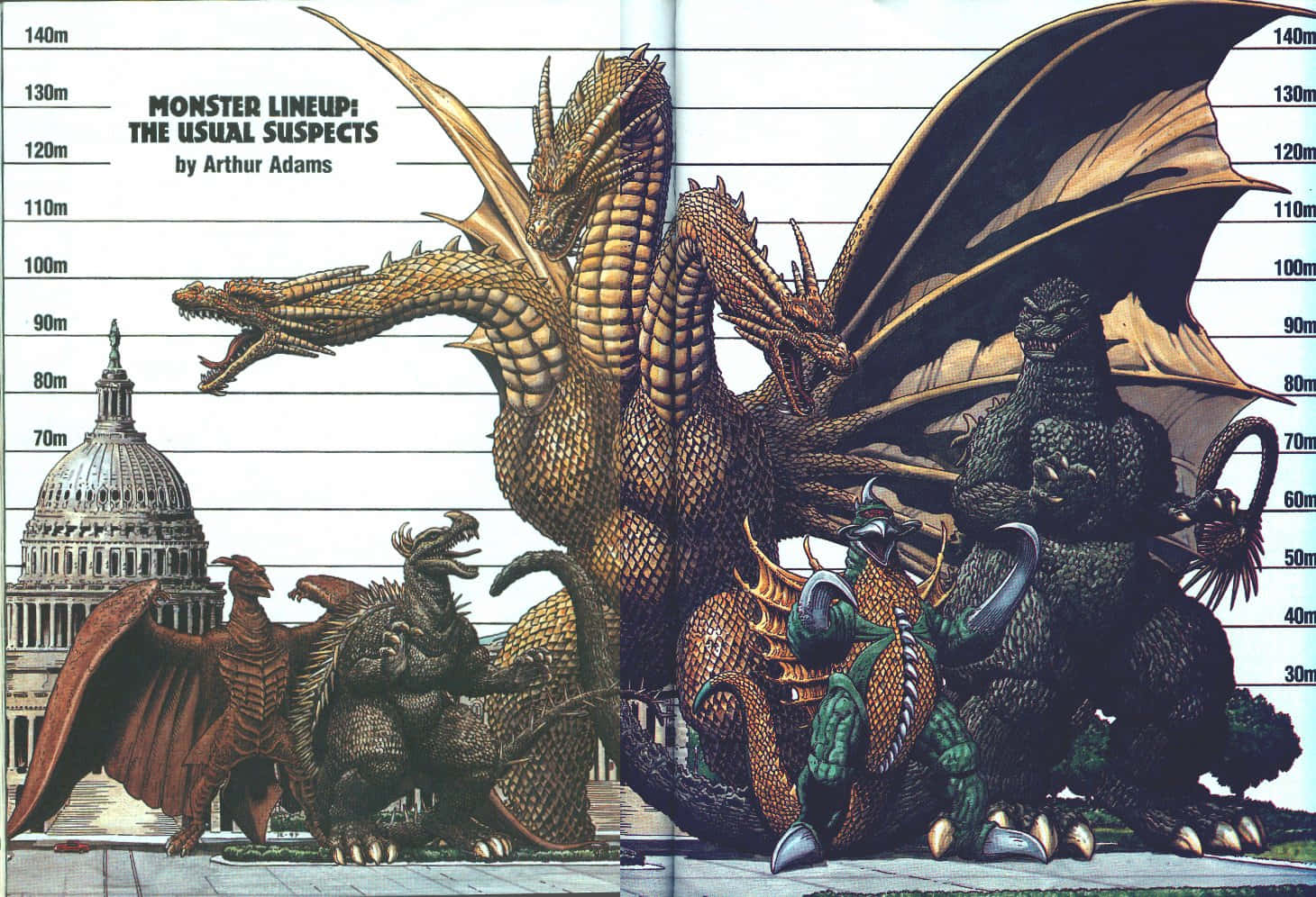 Godzilla 1998 Standing Tall Amid A Fierce City Showdown Background