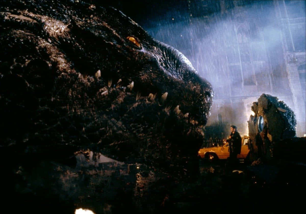 Godzilla 1998, The King Of Monsters In Action Background