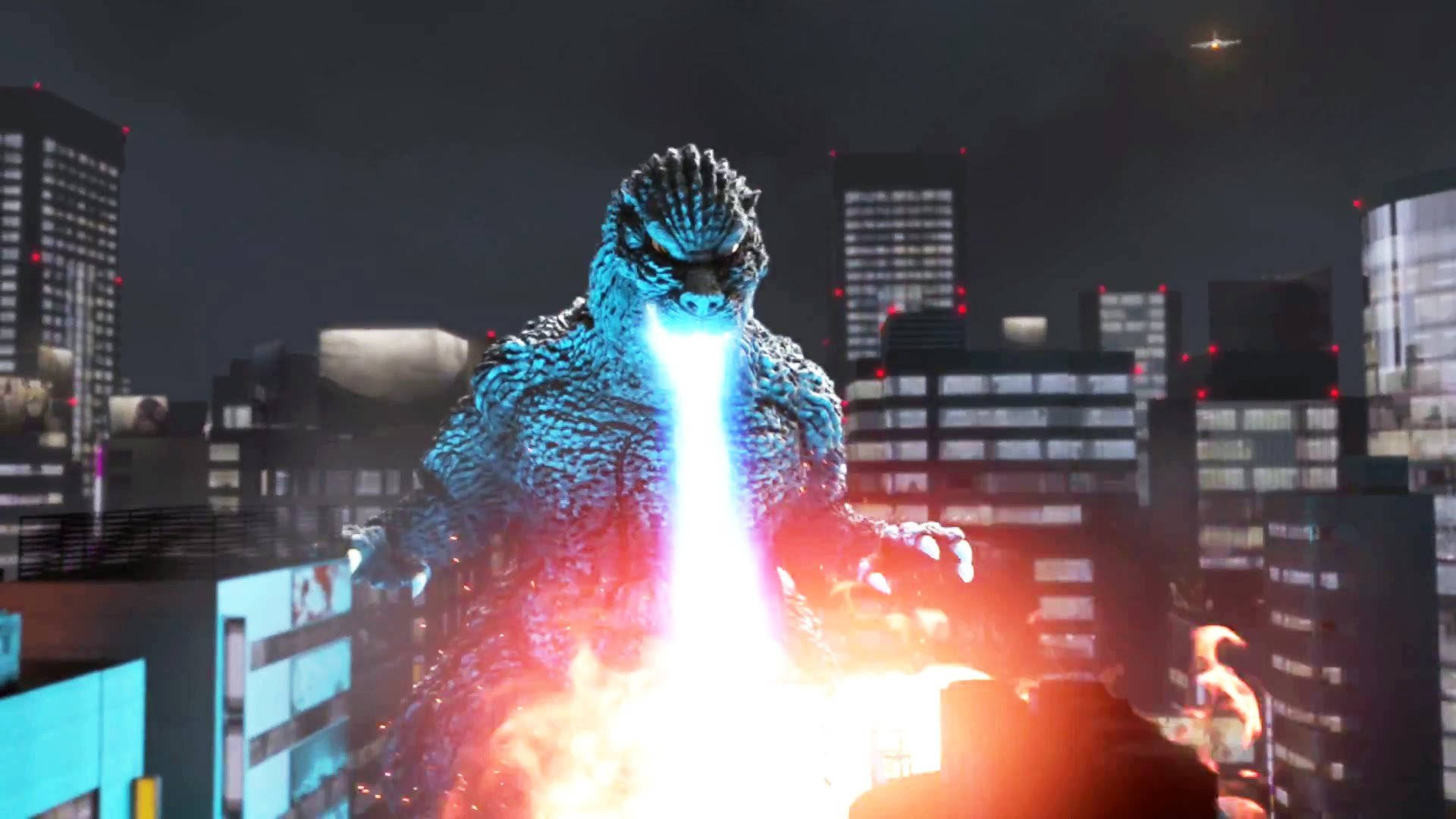 Godzilla 4k City Fire Background