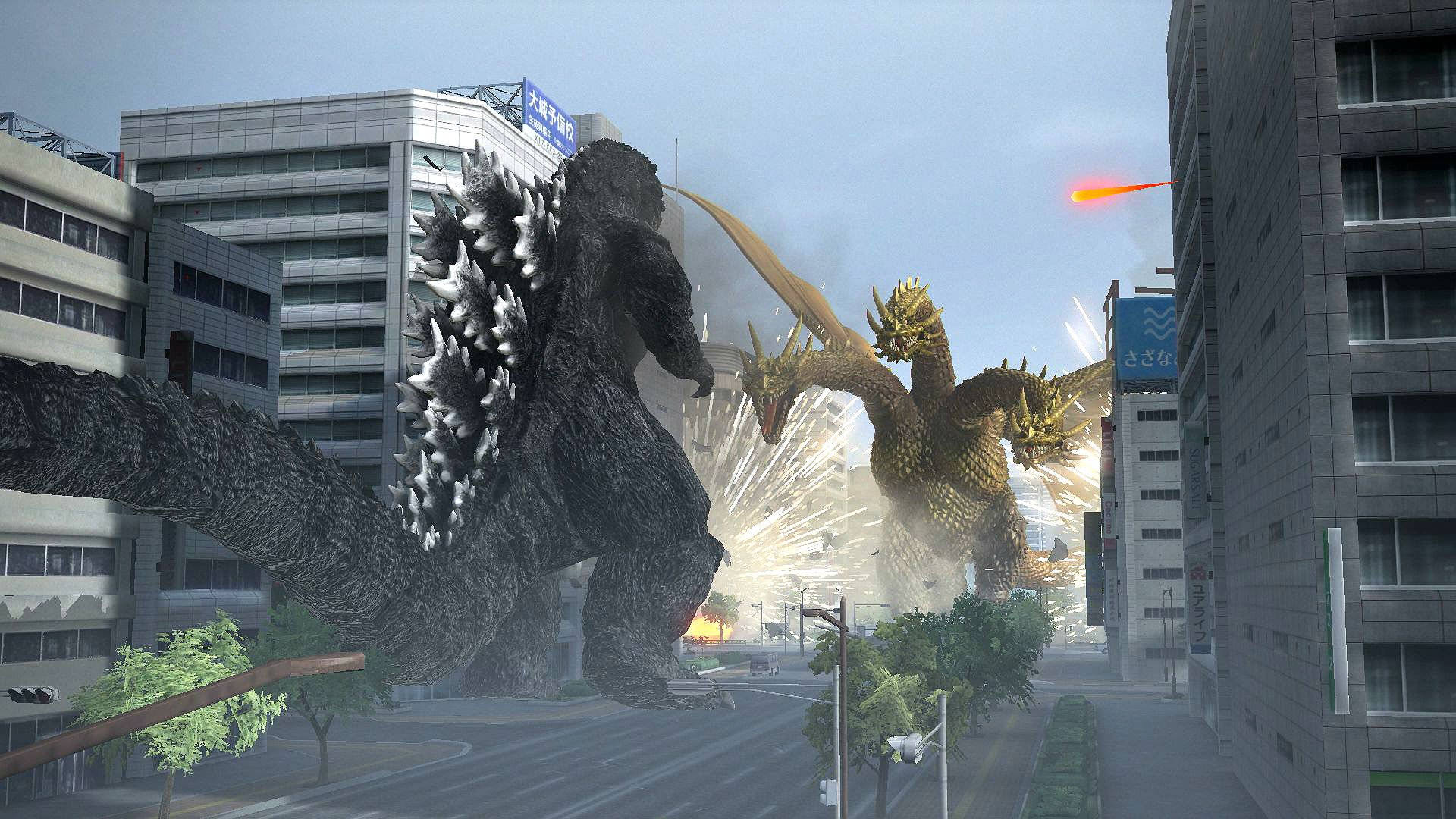 Godzilla 4k Faceoff Background