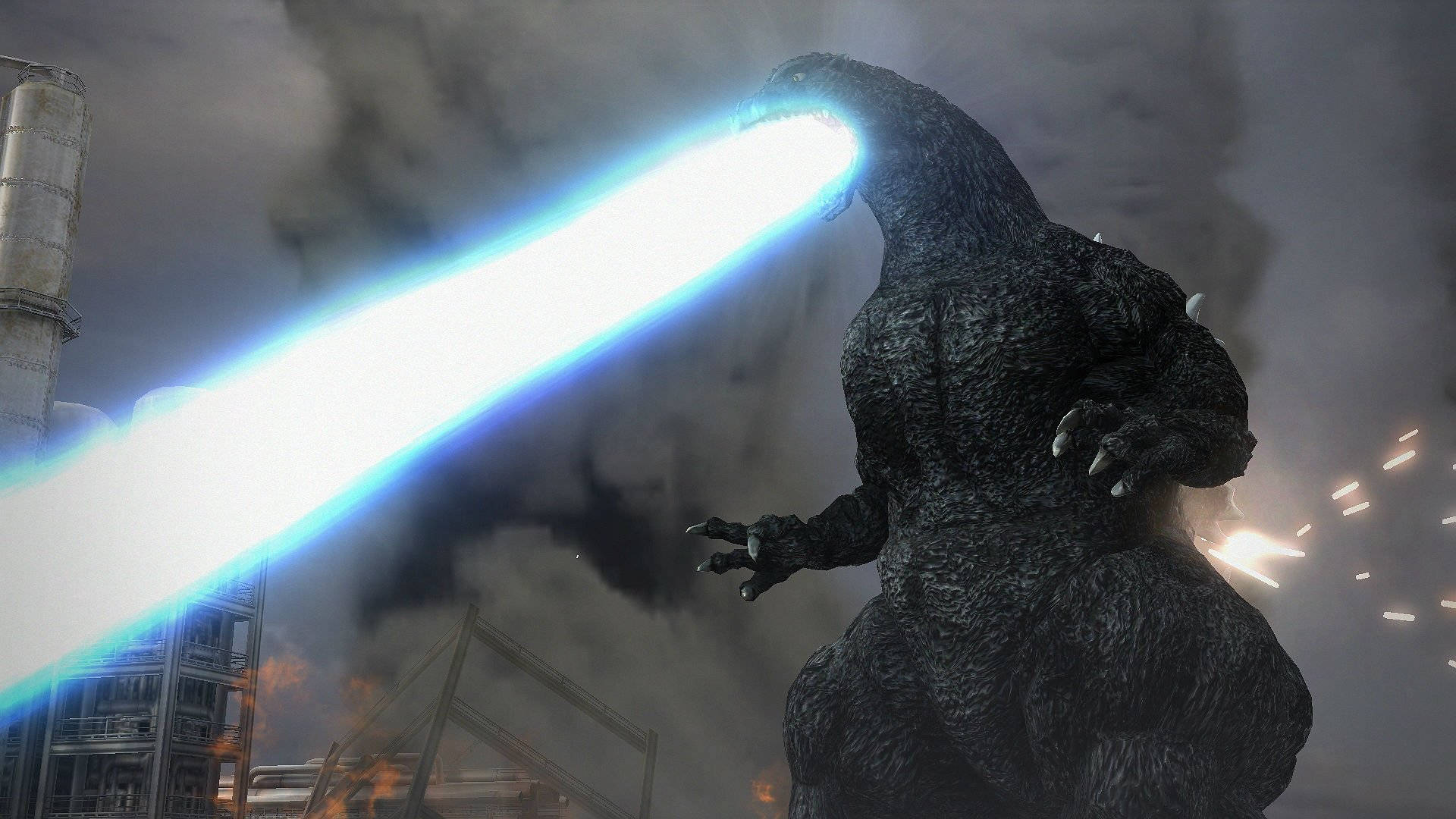 Godzilla 4k Fire Beam Background