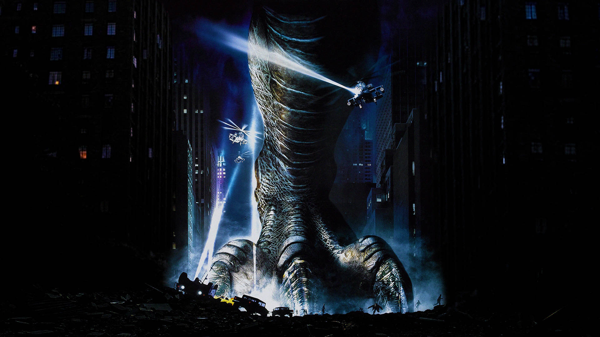 Godzilla 4k Stomp Background