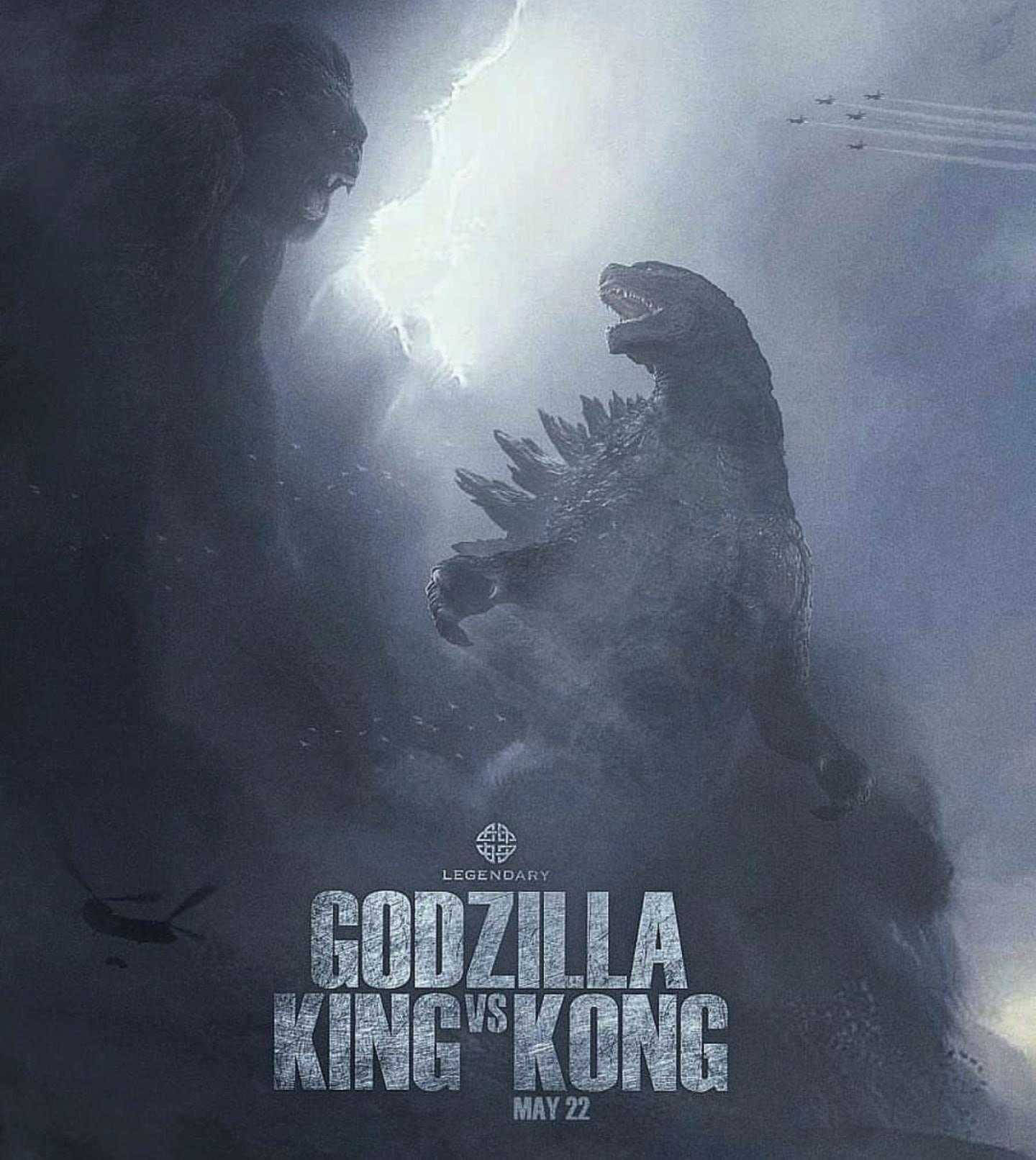 Godzilla King Kong Poster Background